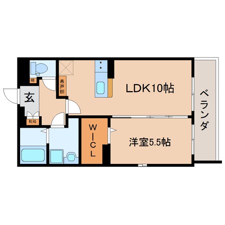 静岡駅 徒歩14分 2階の物件間取画像